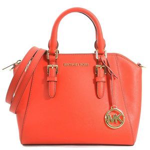 Michael Kors handbag shoulder bag leather red ladies t19655g